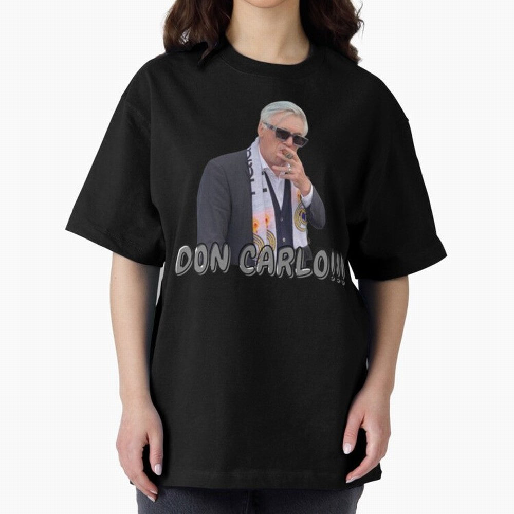 Don Carlo Ancelotti Oversized T-Shirt Cheer through Every Moment of FIFA World Cup 2026 Group Stage Spirit, Featuring Netherlands, Messi, CR7 and Mbappe, Championship Spirit, Famous Goals, Roaring Crowds and International Football Unity; Ideal for