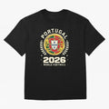 Portugal 2026 World Football Oversized T-Shirt Relive Legendary Nights from FIFA World Cup 2026 USA Canada Mexico Filled with Neymar, Haaland and Cristiano Ronaldo, Portugal Energy, Retro Football Energy, Iconic Rivalries, Trophy Chase Drama and