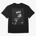 Signature Number 2 Oversized T-Shirt Embrace Match Day Hype around FIFA World Cup 2026 USA Canada Mexico, Mbappe, England, France and Netherlands, Sports Nostalgia, International Competition, Famous Players and Unforgettable Victories; Great for