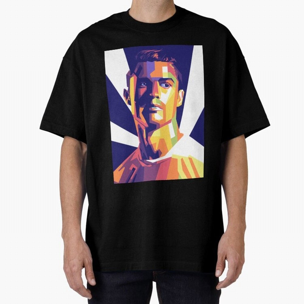 Cristiano Ronaldo cristiano ronaldo Oversized T-Shirt Feel International Energy from FIFA World Cup 2026 USA Canada Mexico for Fans of Cristiano Ronaldo, Haaland and CR7 and Netherlands, Bringing Championship Spirit, Famous Goals, Roaring Crowds