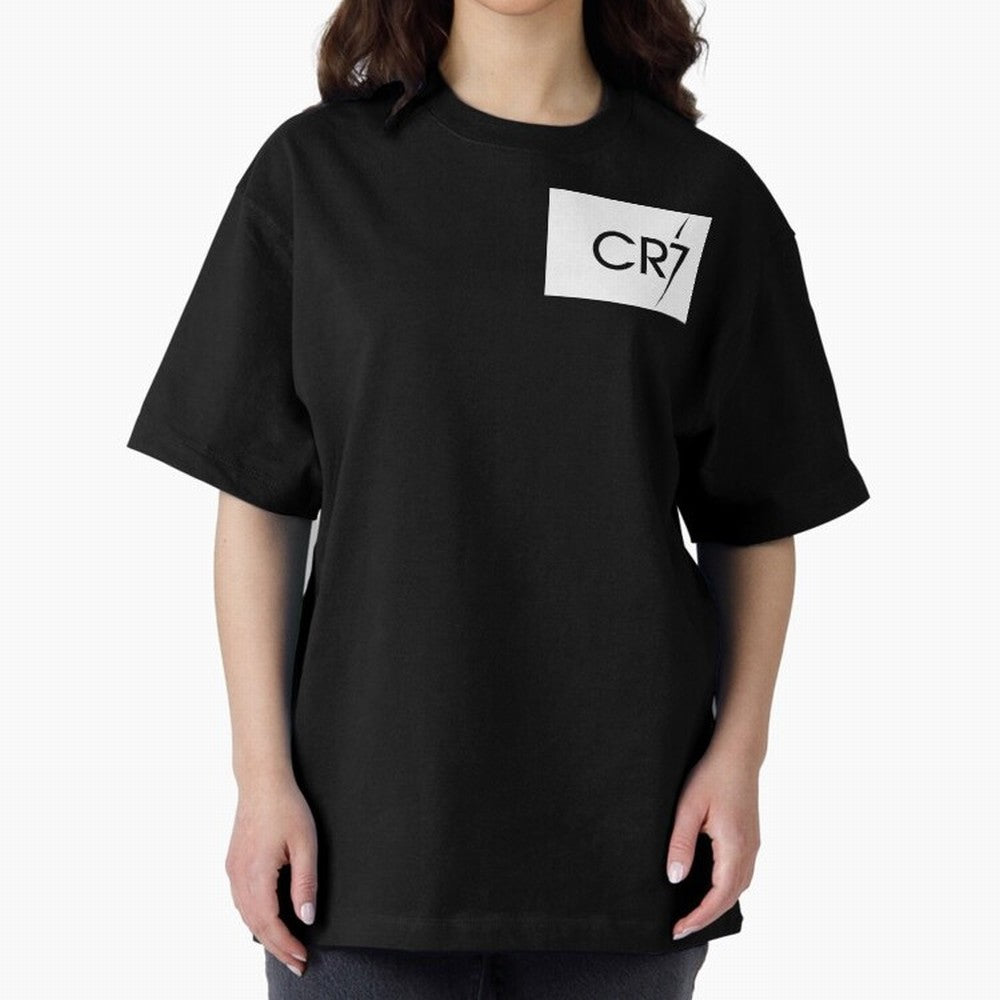 CR7 White Oversized T-Shirt Experience the Global Stage of Global Football Passion for FIFA World Cup 2026 Group Stage, with Cristiano Ronaldo, Netherlands, Soccer Culture, Superstar Moments, National Team Dreams and Competitive Fire; Perfect for