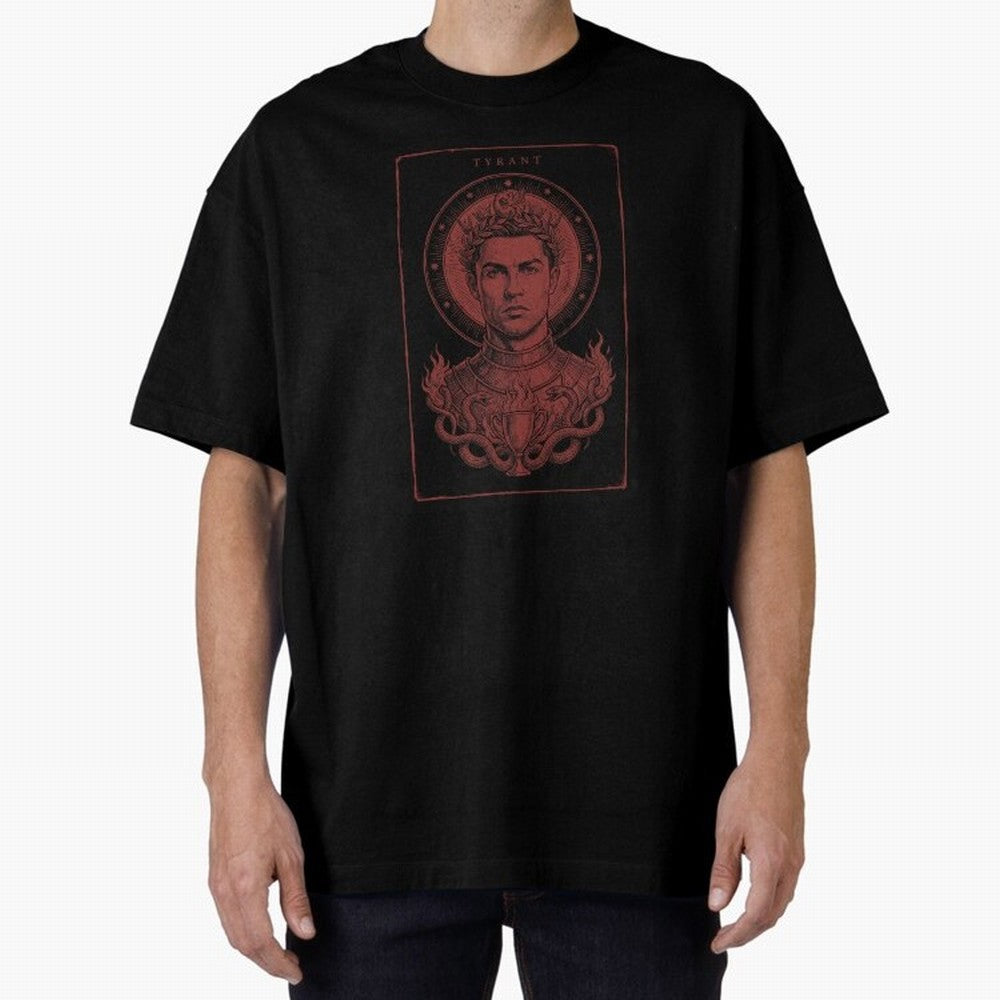 Ronaldo ¡ª The Relentless Ascendant Oversized T-Shirt Celebrate the Stars of Match Day Hype around FIFA World Cup 2026 Group Stage, Mbappe and Neymar, Netherlands, Worldwide Fan Energy, Dramatic Goals, Stadium Lights and Championship Celebrations;