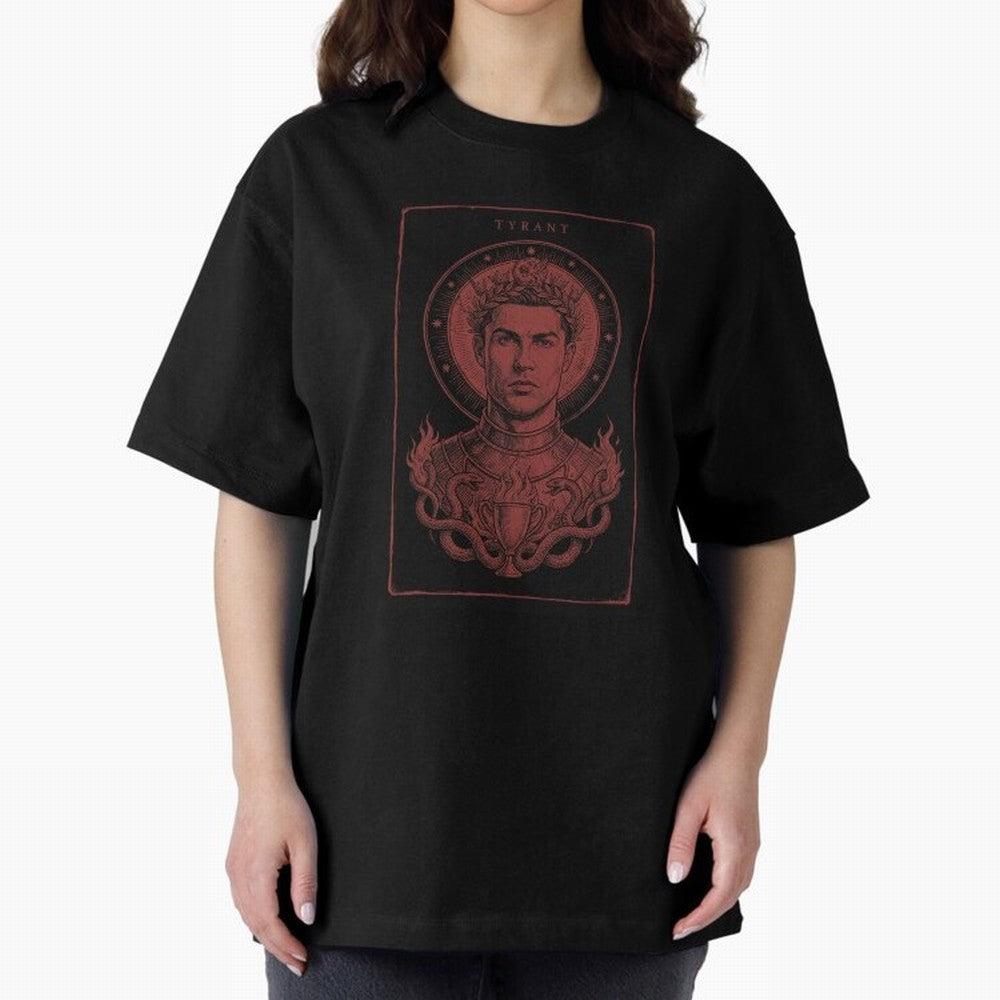 Ronaldo ¡ª The Relentless Ascendant Oversized T-Shirt Celebrate the Stars of Match Day Hype around FIFA World Cup 2026 Group Stage, Mbappe and Neymar, Netherlands, Worldwide Fan Energy, Dramatic Goals, Stadium Lights and Championship Celebrations;