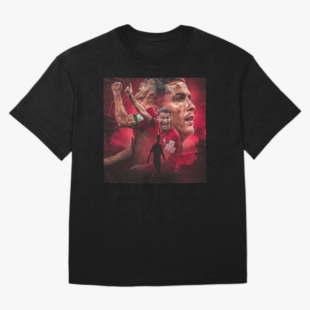 Cristiano Ronaldo - CR 7 Celebration Oversized T-Shirt Make Your Look Match Match Day Hype around FIFA World Cup 2026 Group Stage, Haaland and Mbappe, Brazil, Portugal and Argentina, Classic Soccer Heritage, Championship Pressure, Fan Loyalty and