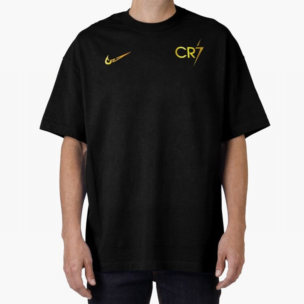 Cristiano Ronaldo Gold Edition Oversized T-Shirt Bring a Vintage Feel to FIFA World Cup 2026 for Fans of Cristiano Ronaldo, Haaland and CR7 and Argentina, Bringing Classic Soccer Heritage, Championship Pressure, Fan Loyalty and International Pride;
