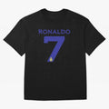 Ronaldo 7 Al-Nassr Football Club - Oversized T-Shirt Fuel Your Fan Pride for FIFA World Cup 2026 Group Stage Highlighting Messi and Cristiano Ronaldo, Portugal Energy, Football Passion, Legendary Performances, Festival Vibes and Supporter