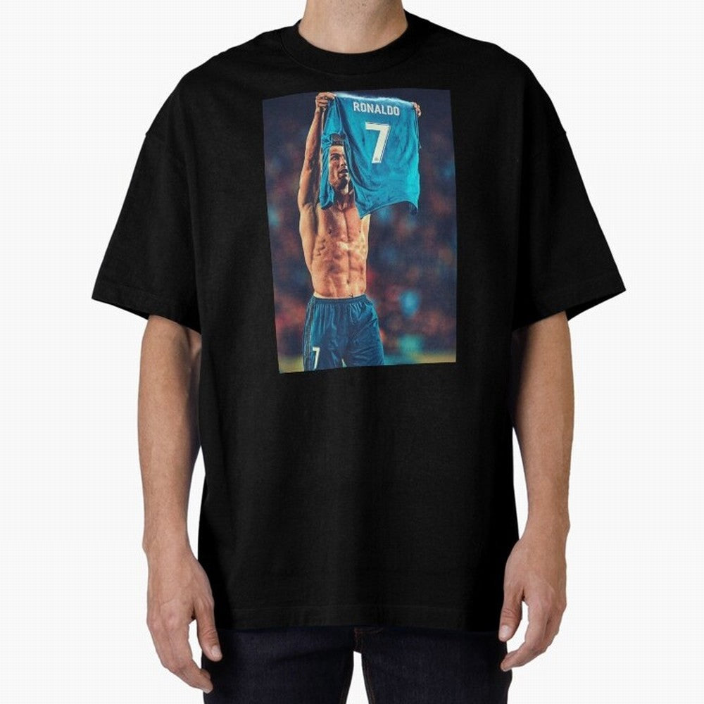 Cristiano Ronaldo Siu Goat,Ronaldo Gifts, Ronaldo Best Selling , Ronaldo Top Items Oversized T-Shirt Wear the Spirit of Match Day Hype around FIFA World Cup 2026 Group Stage, Messi and Cristiano Ronaldo, England, France and Netherlands, Game Day