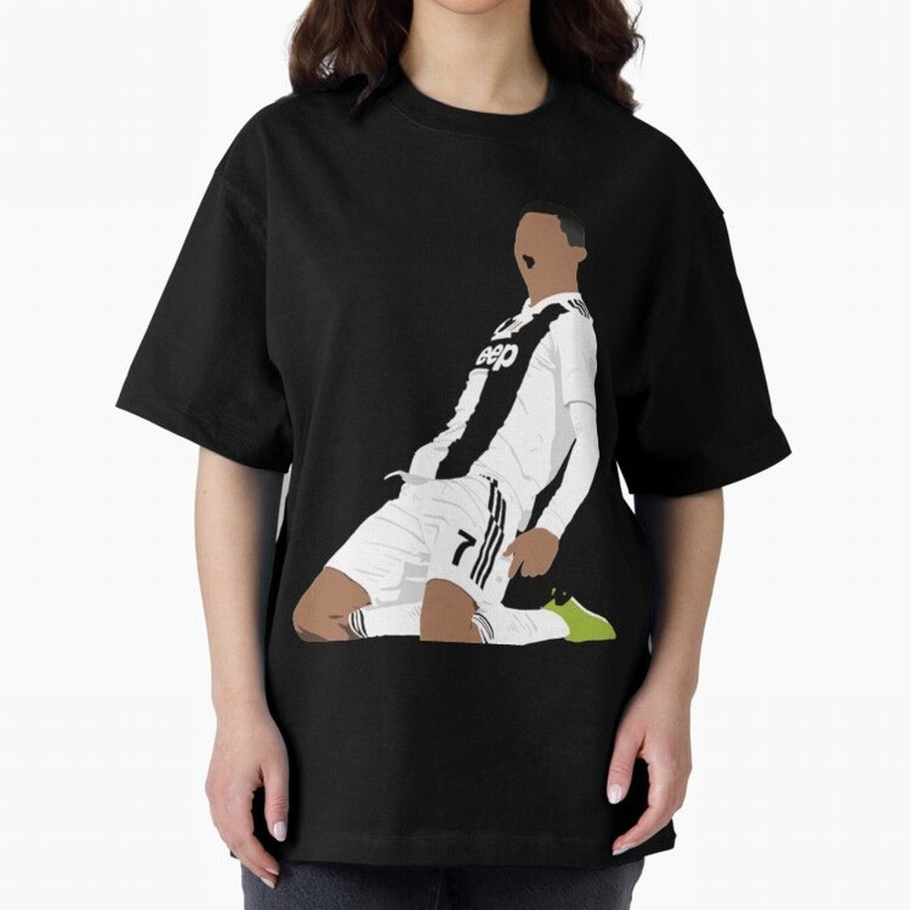 Cristiano Ronaldo Cristiano Ronaldo Oversized T-Shirt Carry the Dream of FIFA World Cup 2026 Spirit, Capturing Spain, Messi, Sports Nostalgia, International Competition, Famous Players and Unforgettable Victories; Created for Match Day Parties,