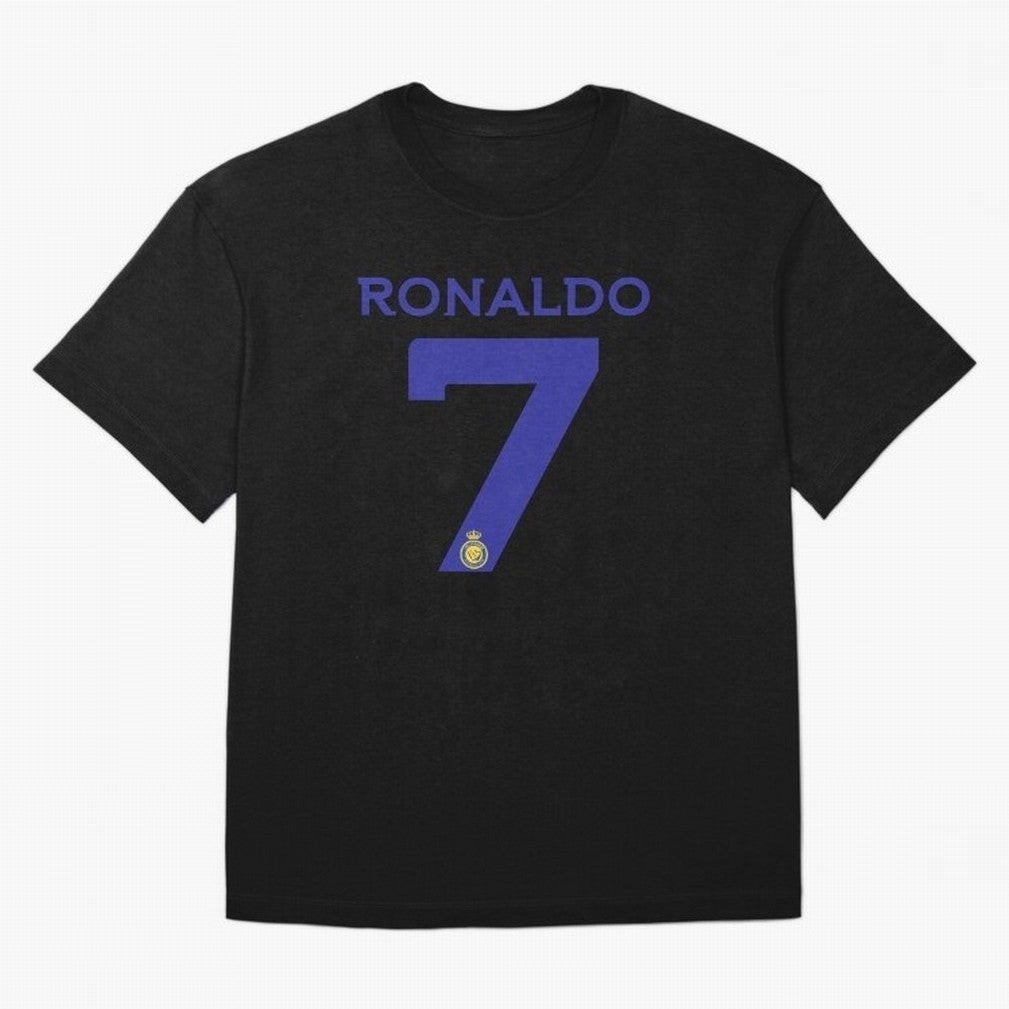 Ronaldo 7 Al-Nassr Football Club - Oversized T-Shirt Represent Fans Who Live for Match Day Hype around FIFA World Cup 2026, Neymar, Portugal, Spain and Germany, Football Passion, Legendary Performances, Festival Vibes and Supporter Community; Ideal