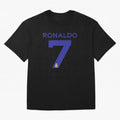 Ronaldo 7 Al-Nassr Football Club - Oversized T-Shirt Represent Fans Who Live for Match Day Hype around FIFA World Cup 2026, Neymar, Portugal, Spain and Germany, Football Passion, Legendary Performances, Festival Vibes and Supporter Community; Ideal