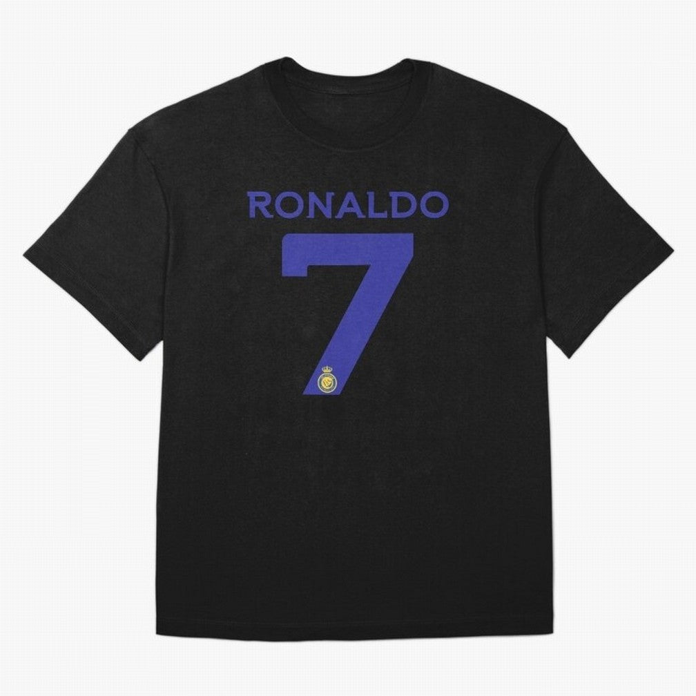 Ronaldo 7 Al-Nassr Football Club - Oversized T-Shirt Keep Football History Alive during FIFA World Cup 2026 Group Stage Driven by Mbappe, France Energy, Global Supporter Spirit, Legendary Goals, National Colors and Tournament Celebration; Perfect
