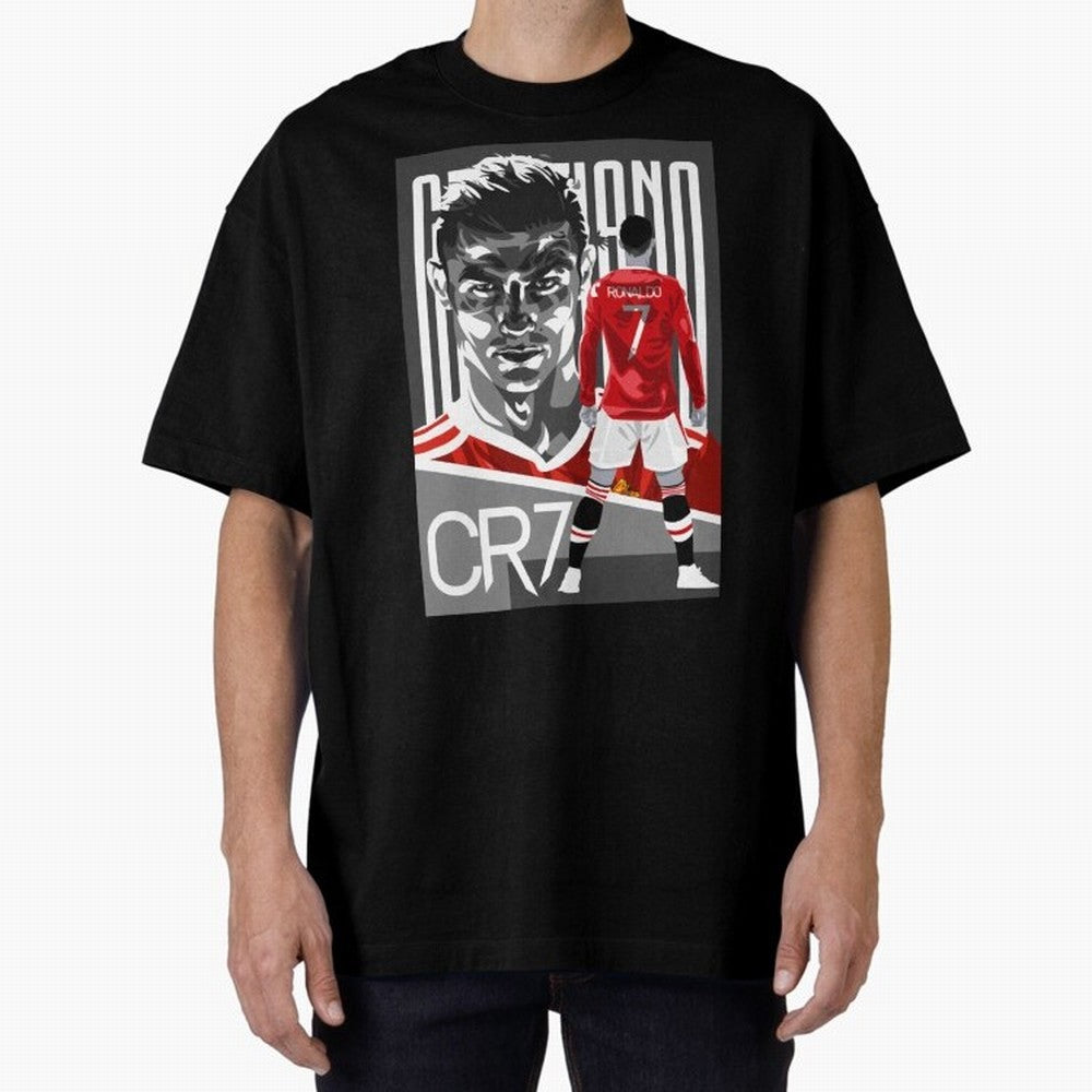 Cristiano Ronaldo in Red Oversized T-Shirt Relive the Noise and Pride of FIFA World Cup 2026 Inspired by Haaland, Portugal, Spain and Germany Energy, Game Day Rituals, Football Legends, Country Pride and the Road to the Final; Perfect for People