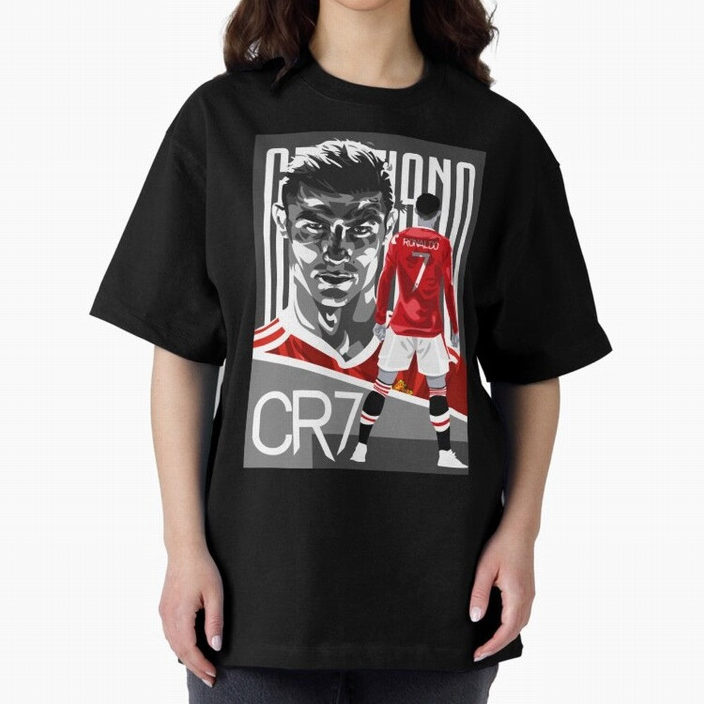 Cristiano Ronaldo in Red Oversized T-Shirt Relive the Noise and Pride of FIFA World Cup 2026 Inspired by Haaland, Portugal, Spain and Germany Energy, Game Day Rituals, Football Legends, Country Pride and the Road to the Final; Perfect for People