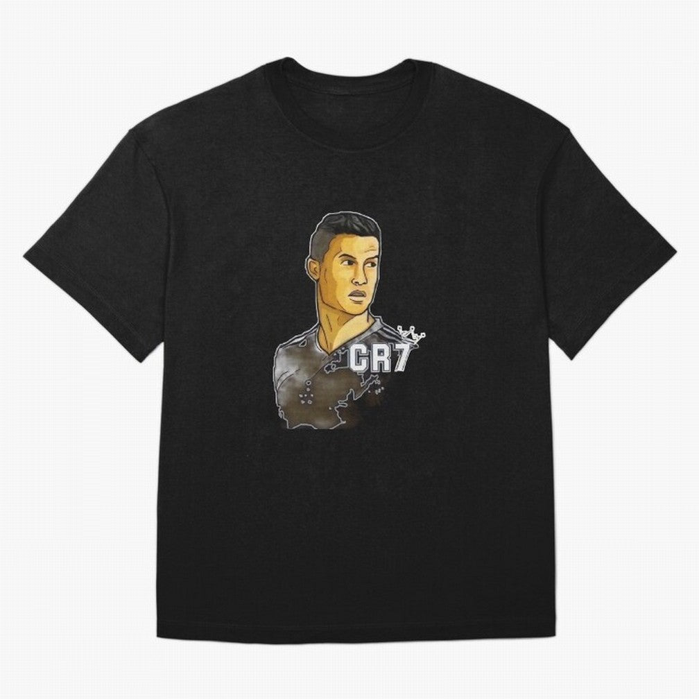 Cristiano Ronaldo digital art Oversized T-Shirt Represent Fans Who Live for Global Football Passion for FIFA World Cup 2026 Group Stage, Filled with Cristiano Ronaldo, Haaland and CR7, Germany, Match Day Excitement, Supporter Culture, Golden Goals