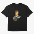 Cristiano Ronaldo digital art Oversized T-Shirt Represent Fans Who Live for Global Football Passion for FIFA World Cup 2026 Group Stage, Filled with Cristiano Ronaldo, Haaland and CR7, Germany, Match Day Excitement, Supporter Culture, Golden Goals