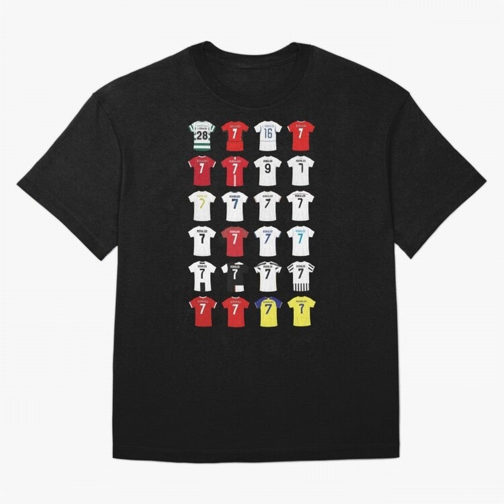 Cristiano Ronaldo Football Oversized T-Shirt Bring a Vintage Feel to FIFA World Cup 2026 Group Stage Spirit, Made for France and Portugal, Cristiano Ronaldo, Stadium Memories, Football Loyalty, International Chants and Championship Tradition; Made