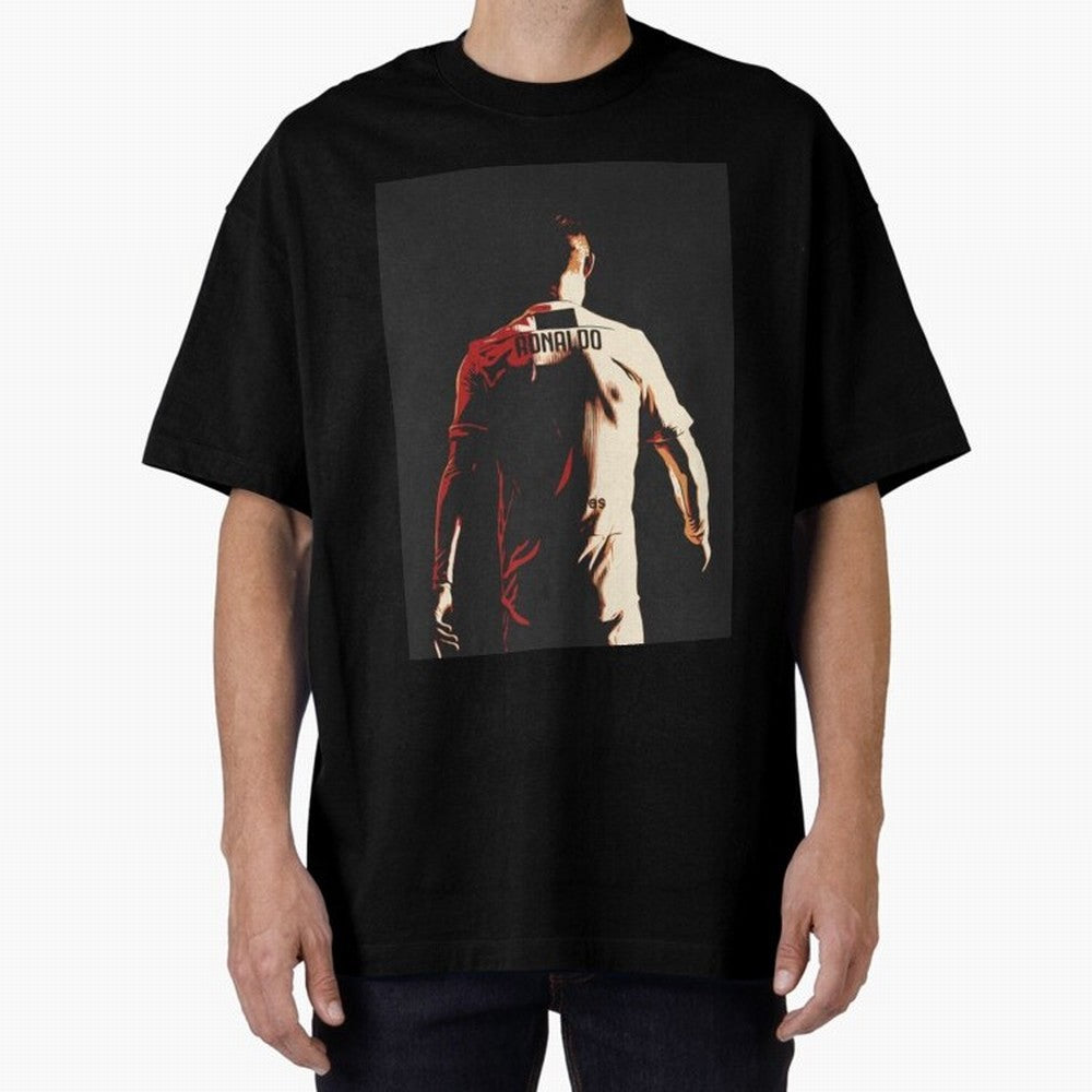 Cristiano Ronaldo Cristiano Ronaldo Juventus Oversized T-Shirt Celebrate the Biggest Stage of FIFA World Cup 2026 Group Stage for Fans of Cristiano Ronaldo, Haaland and CR7 and Portugal, Bringing Championship Spirit, Famous Goals, Roaring Crowds