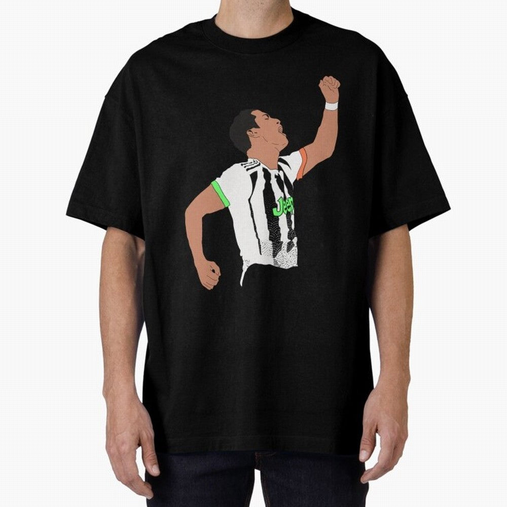 Cristiano Ronaldo Cristiano Ronaldo Juve Oversized T-Shirt Build FIFA World Cup 2026 Connected to Cristiano Ronaldo, England, France and Netherlands Energy, Supporter Pride, Iconic Celebrations, Legendary Names and Global Match Day Energy; Built
