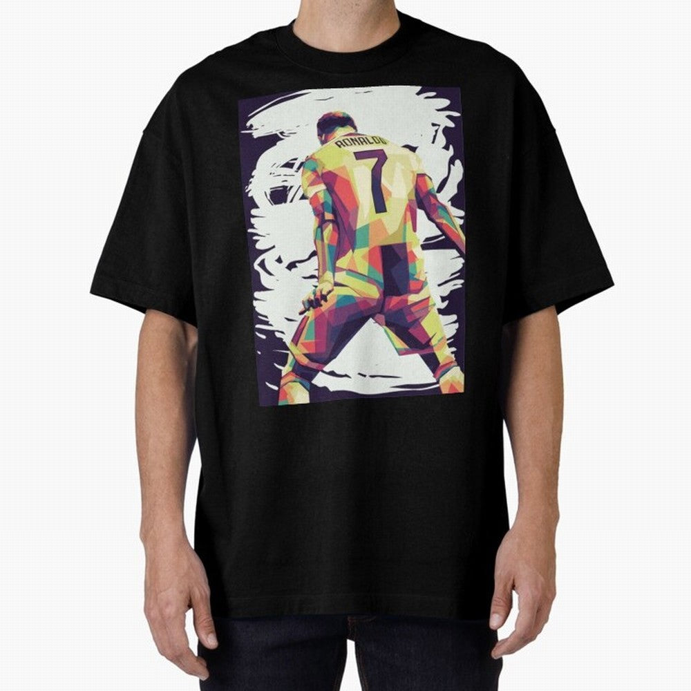Cristiano Ronaldo Art cristiano ronaldo Oversized T-Shirt Turn Up for FIFA World Cup 2026 USA Canada Mexico Capturing Messi, Neymar and Mbappe, Argentina Energy, Champion Mindset, Group Stage Buzz, Knockout Tension and Passionate Fan Culture; Ideal