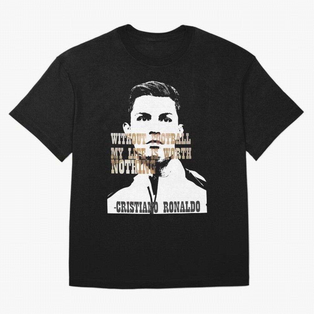 Cristiano Ronaldo cristiano ronaldo quote Oversized T-Shirt Bring Bold Fan Energy to FIFA World Cup 2026 USA Canada Mexico for Fans of CR7 and Spain, Bringing Football History, Final Match Energy, Crowd Noise and Once in a Lifetime Moments; Ideal