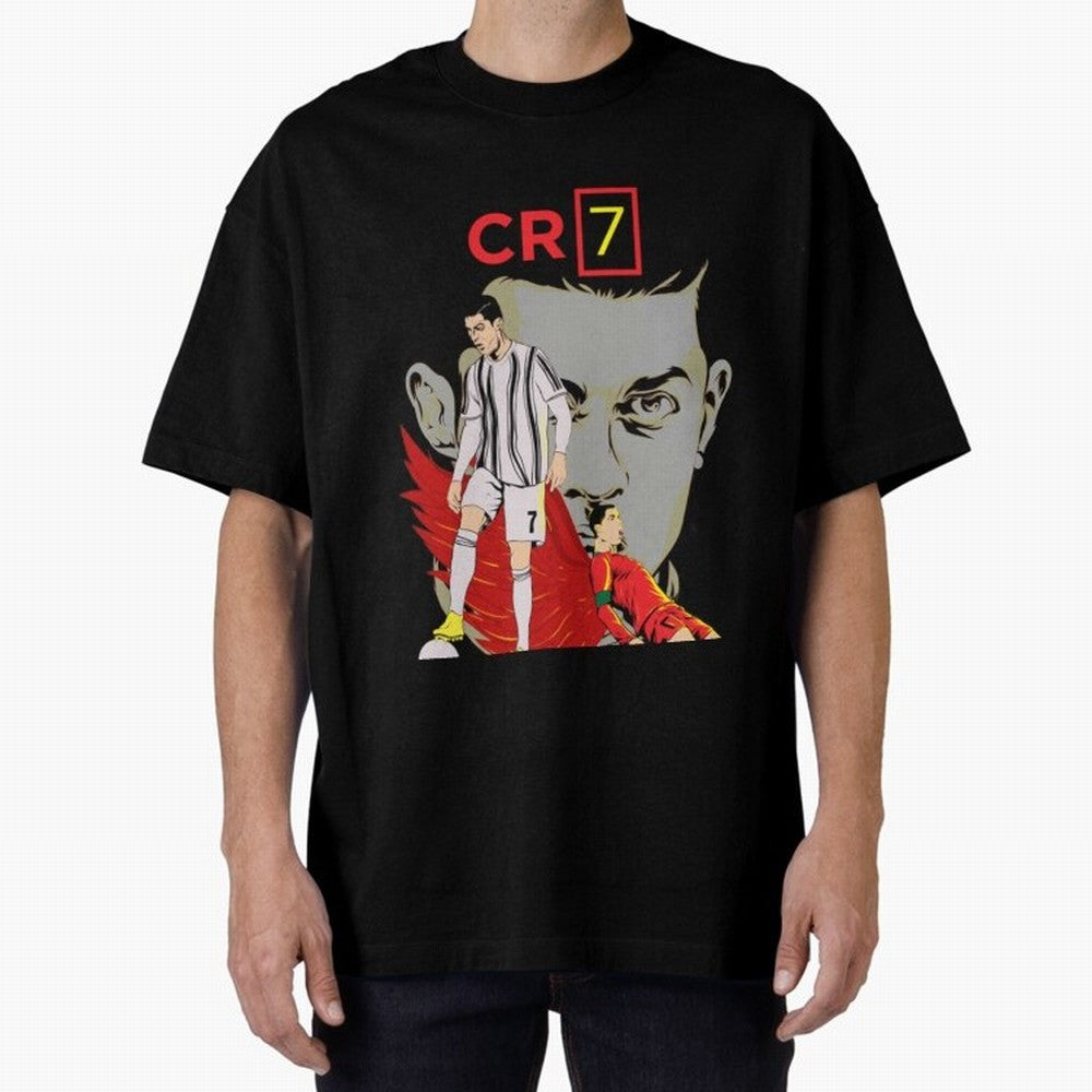 Cristiano Ronaldo Cristiano Ronaldo cr7 Oversized T-Shirt Celebrate the Next Chapter of FIFA World Cup 2026 USA Canada Mexico Spirit, Capturing Argentina and Brazil, CR7 and Messi, Soccer Culture, Superstar Moments, National Team Dreams and