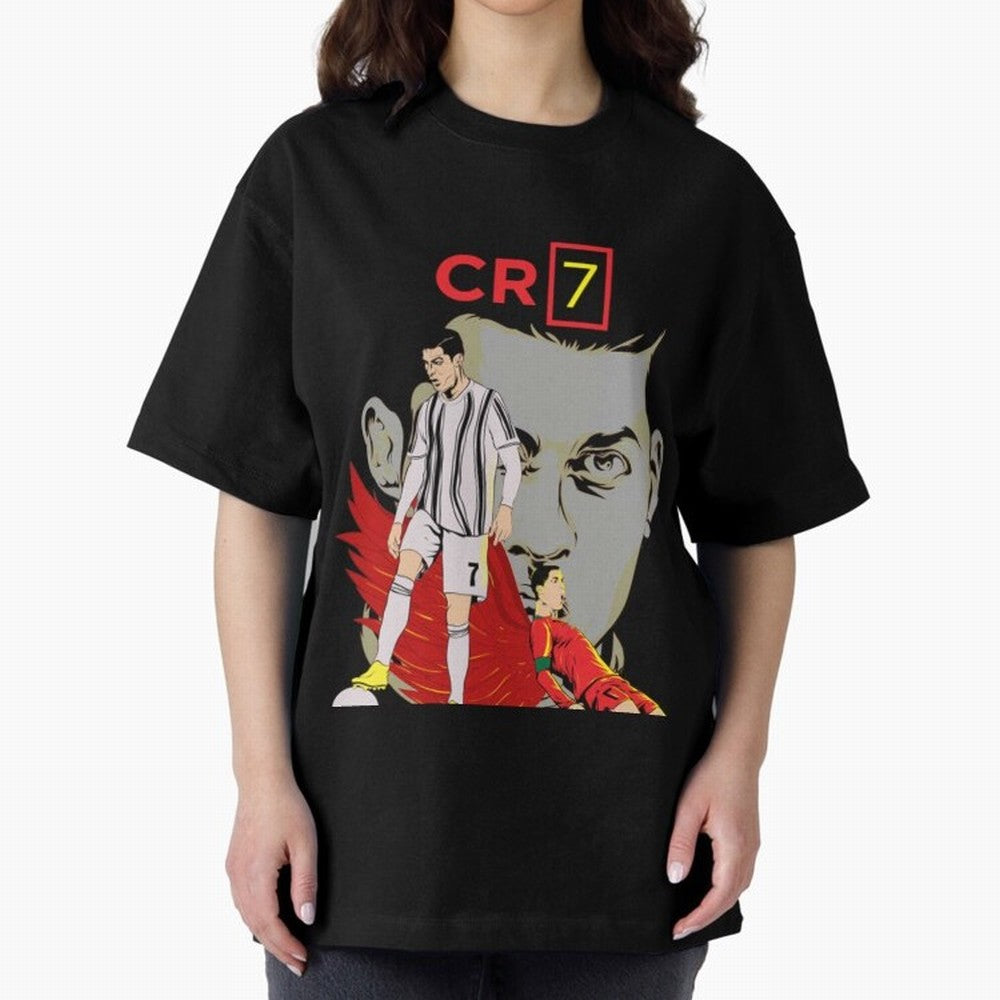 Cristiano Ronaldo Cristiano Ronaldo cr7 Oversized T-Shirt Celebrate the Next Chapter of FIFA World Cup 2026 USA Canada Mexico Spirit, Capturing Argentina and Brazil, CR7 and Messi, Soccer Culture, Superstar Moments, National Team Dreams and