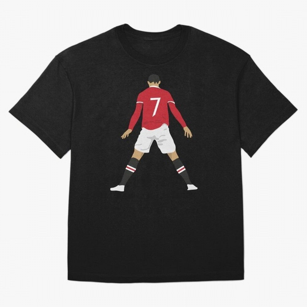 CR7 Man U SIIIIIUUUUUUU (Celebration) Oversized T-Shirt Live for the Drama of Match Day Hype around FIFA World Cup 2026 USA Canada Mexico, Neymar, Haaland and Cristiano Ronaldo, Germany, Football History, Final Match Energy, Crowd Noise and Once in