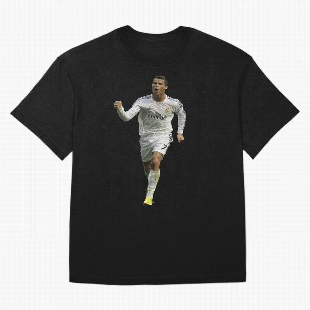 Cristiano Cool Sticker Oversized T-Shirt Bring a Champion Mindset to FIFA World Cup 2026 USA Canada Mexico for Fans of Mbappe and Portugal, Spain and Germany, Bringing Global Supporter Spirit, Legendary Goals, National Colors and Tournament
