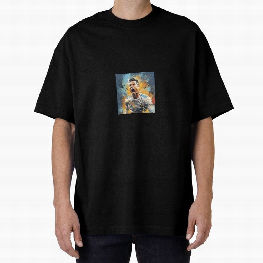 Cristiano Ronaldo Oversized T-Shirt Show Fan Pride Across Match Day Hype around FIFA World Cup 2026 USA Canada Mexico, CR7 and Messi, Brazil, Portugal and Argentina, Football Passion, Legendary Performances, Festival Vibes and Supporter Community;