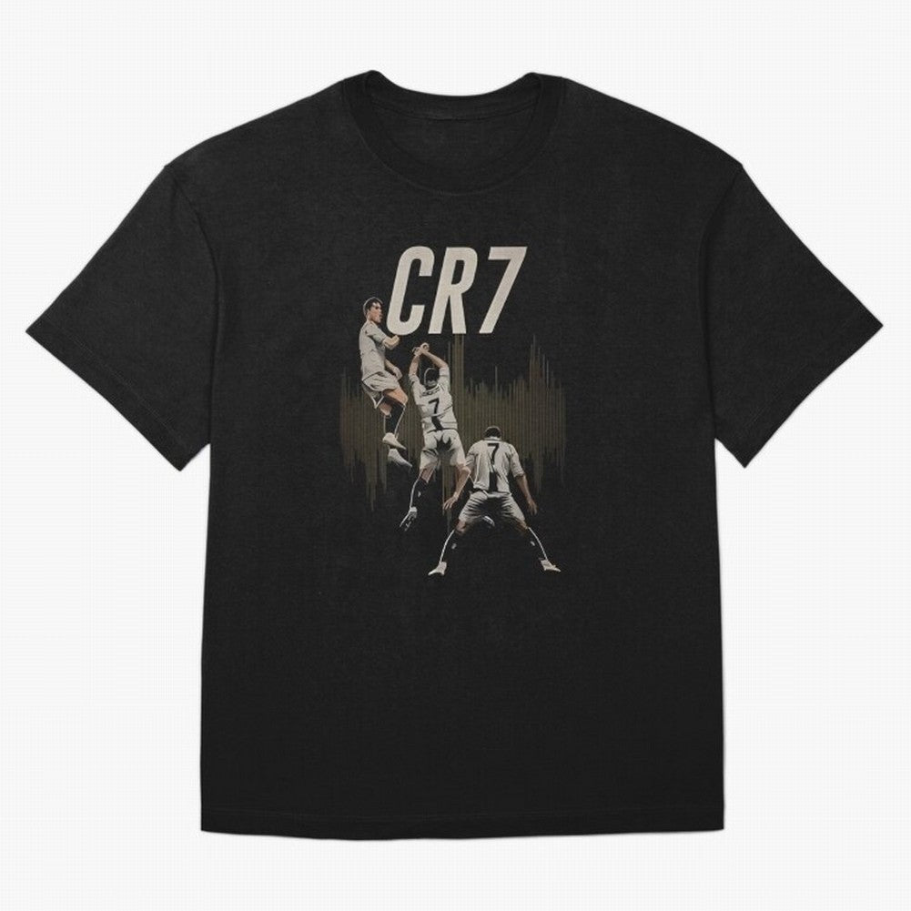 Cr7 Oversized T-Shirt Follow Global Football Passion for FIFA World Cup 2026 Group Stage, Celebrating Cristiano Ronaldo, Haaland and CR7, Argentina, France and Brazil, Classic Soccer Heritage, Championship Pressure, Fan Loyalty and International
