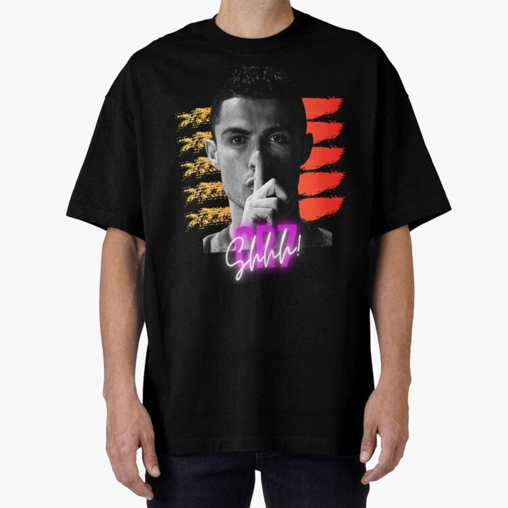 Cristiano Ronaldo cr7 Oversized T-Shirt Honor FIFA World Cup 2026 Group Stage Spirit, Built around England, Neymar, Worldwide Fan Energy, Dramatic Goals, Stadium Lights and Championship Celebrations; Perfect for Fans, Collectors, Family Gatherings,