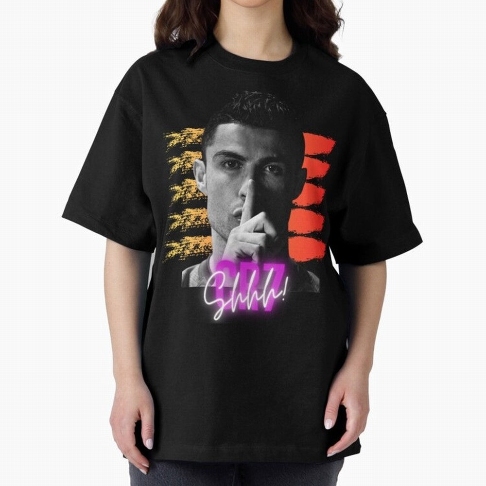 Cristiano Ronaldo cr7 Oversized T-Shirt Honor FIFA World Cup 2026 Group Stage Spirit, Built around England, Neymar, Worldwide Fan Energy, Dramatic Goals, Stadium Lights and Championship Celebrations; Perfect for Fans, Collectors, Family Gatherings,