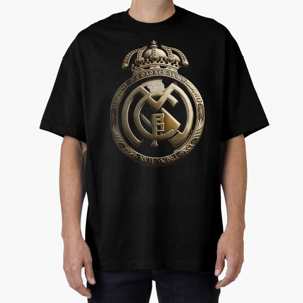 Madrid Oversized T-Shirt Join FIFA World Cup 2026 Spirit, Featuring Brazil, Messi, Neymar and Mbappe, Fan Favorite Moments, National Team Passion, Big Match Drama and Soccer History; Ideal for Football Dads, Football Moms, Friends, Collectors and