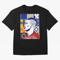 Cristiano Ronaldo Cristiano Ronaldo Azulejos Oversized T-Shirt Celebrate the Magic of Global Football Passion for FIFA World Cup 2026, Filled with Messi, CR7 and Mbappe, France and Portugal, Retro Football Energy, Iconic Rivalries, Trophy Chase