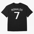 Ronaldo Oversized T-Shirt Feel FIFA World Cup 2026 for Fans of Cristiano Ronaldo, Haaland and CR7 and Argentina, Bringing Football History, Final Match Energy, Crowd Noise and Once in a Lifetime Moments; Great for Supporters Who Love Legendary
