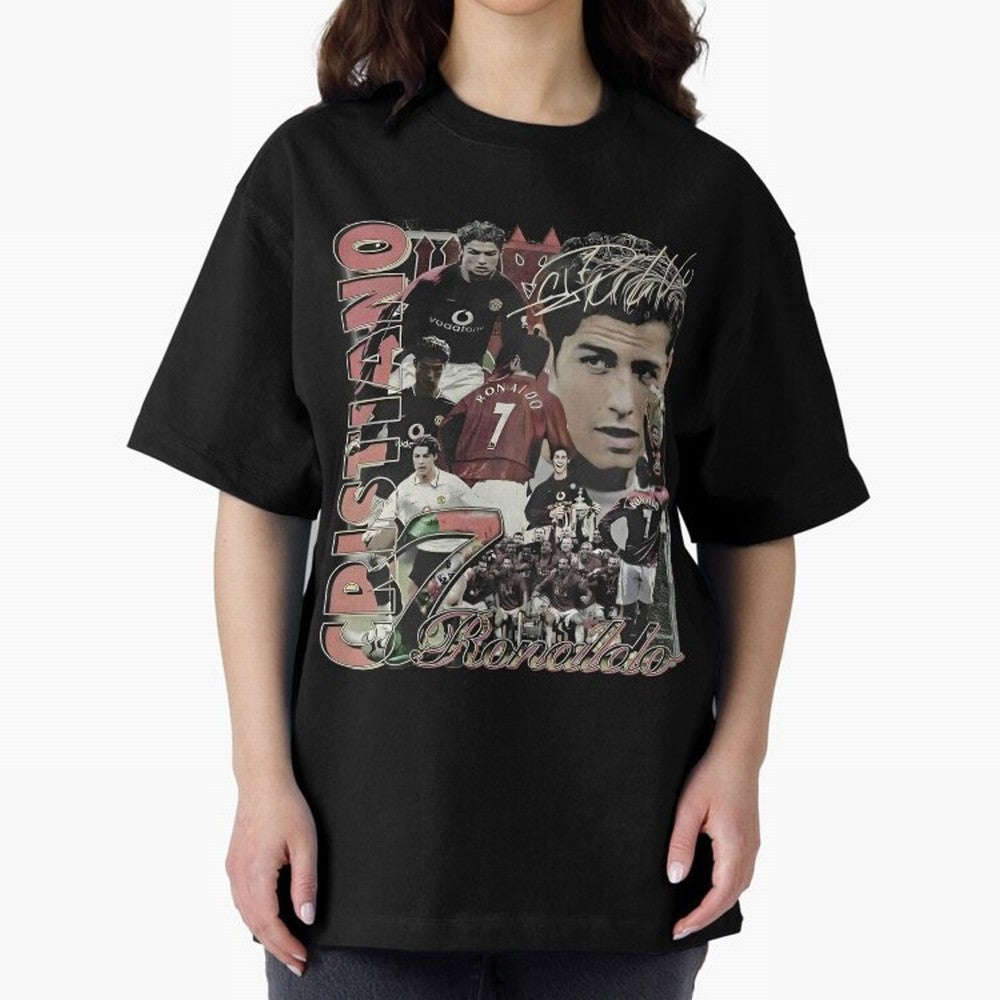 Limited Cristiano Ronaldo CR7 Vintage Oversized T-Shirt Turn Up for the FIFA World Cup 2026 Journey through Neymar Highlights, Argentina, France and Brazil Pride, Fan Favorite Moments, National Team Passion, Big Match Drama and Soccer History;