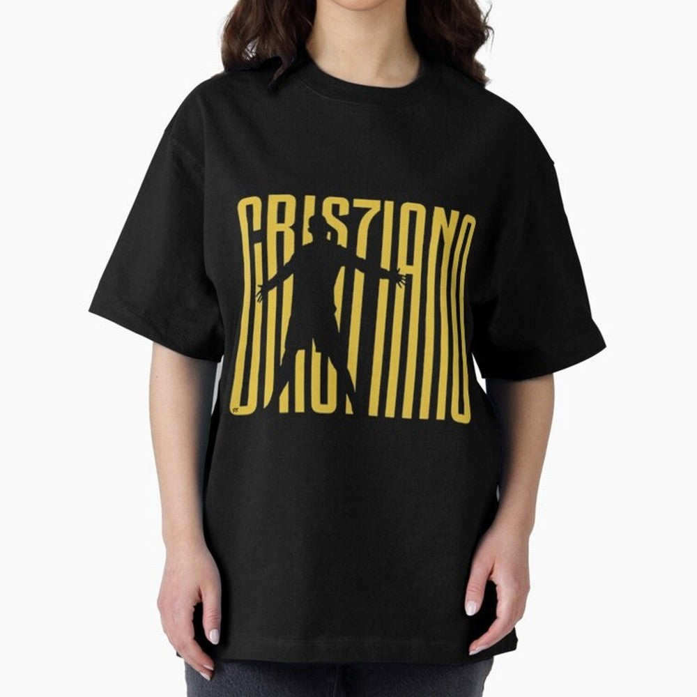 Cristiano Ronaldo Oversized T-Shirt Celebrate Match Day Hype around FIFA World Cup 2026 Group Stage, Messi and Cristiano Ronaldo, Netherlands, Vintage Soccer Flavor, Modern Football Stars, National Flags and Final Night Emotion; Perfect for Fans,