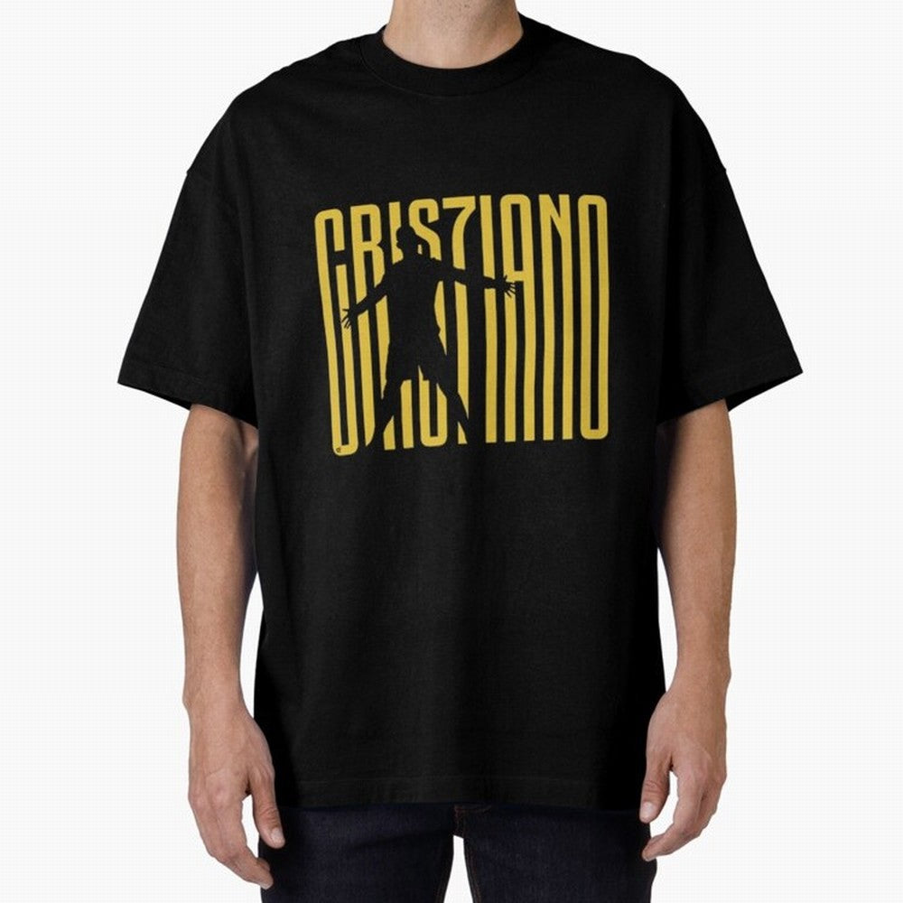 Cristiano Ronaldo Oversized T-Shirt Celebrate Match Day Hype around FIFA World Cup 2026 Group Stage, Messi and Cristiano Ronaldo, Netherlands, Vintage Soccer Flavor, Modern Football Stars, National Flags and Final Night Emotion; Perfect for Fans,