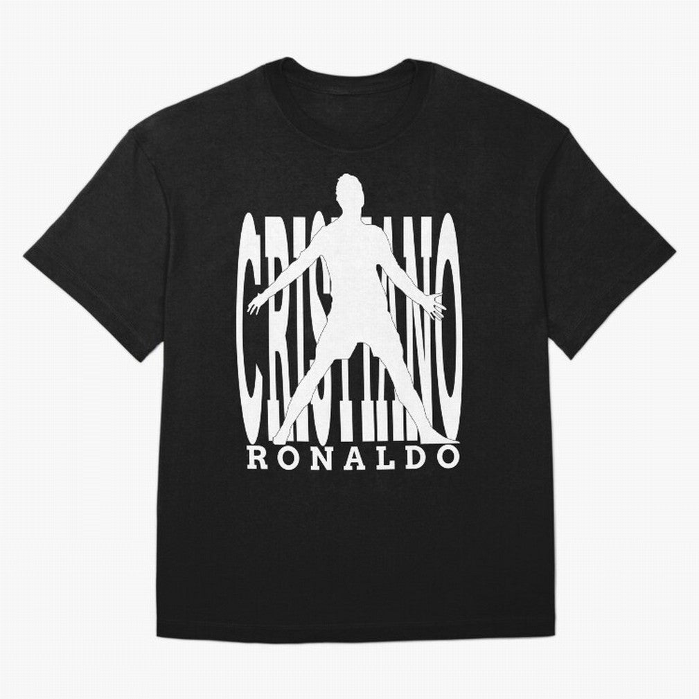 Cristiano Ronaldo - The Legend! Oversized T-Shirt Stand Proud for FIFA World Cup 2026 USA Canada Mexico for Fans of Haaland and Mbappe and Portugal, Bringing Football History, Final Match Energy, Crowd Noise and Once in a Lifetime Moments; Created