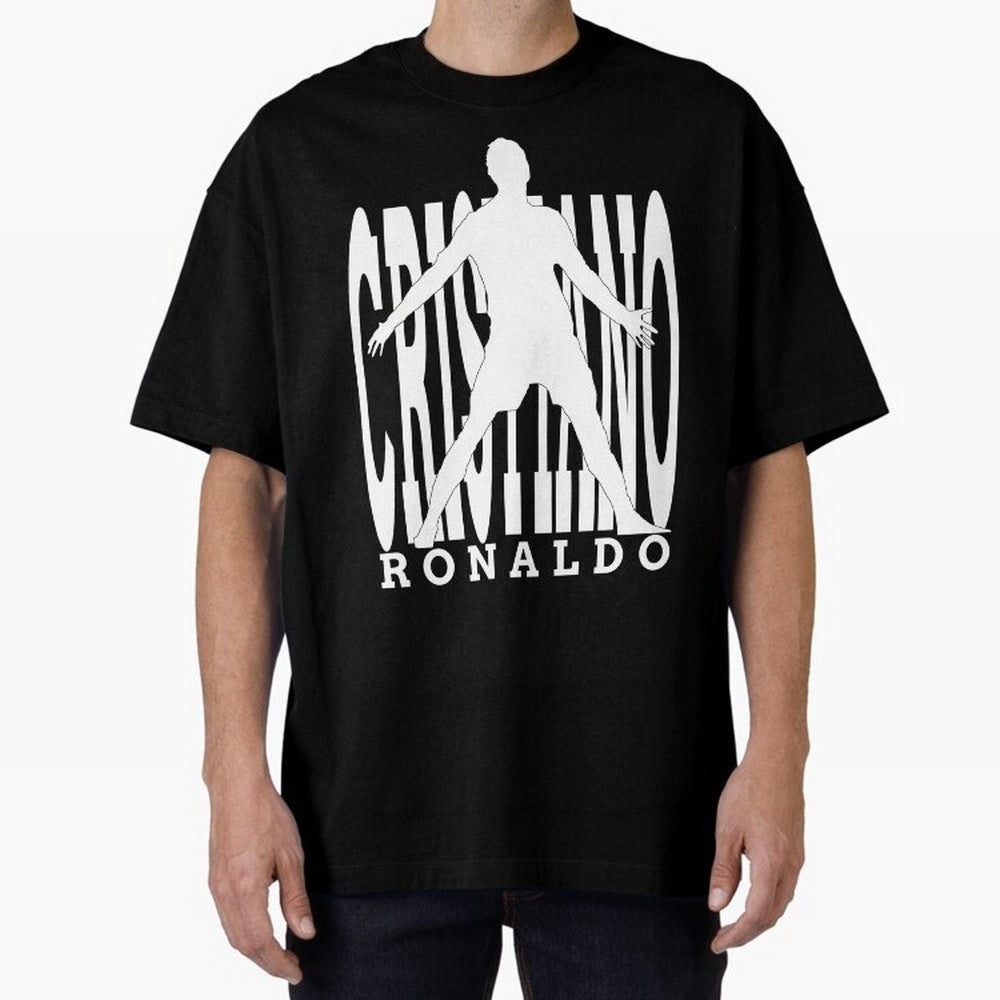 Cristiano Ronaldo - The Legend! Oversized T-Shirt Stand Proud for FIFA World Cup 2026 USA Canada Mexico for Fans of Haaland and Mbappe and Portugal, Bringing Football History, Final Match Energy, Crowd Noise and Once in a Lifetime Moments; Created