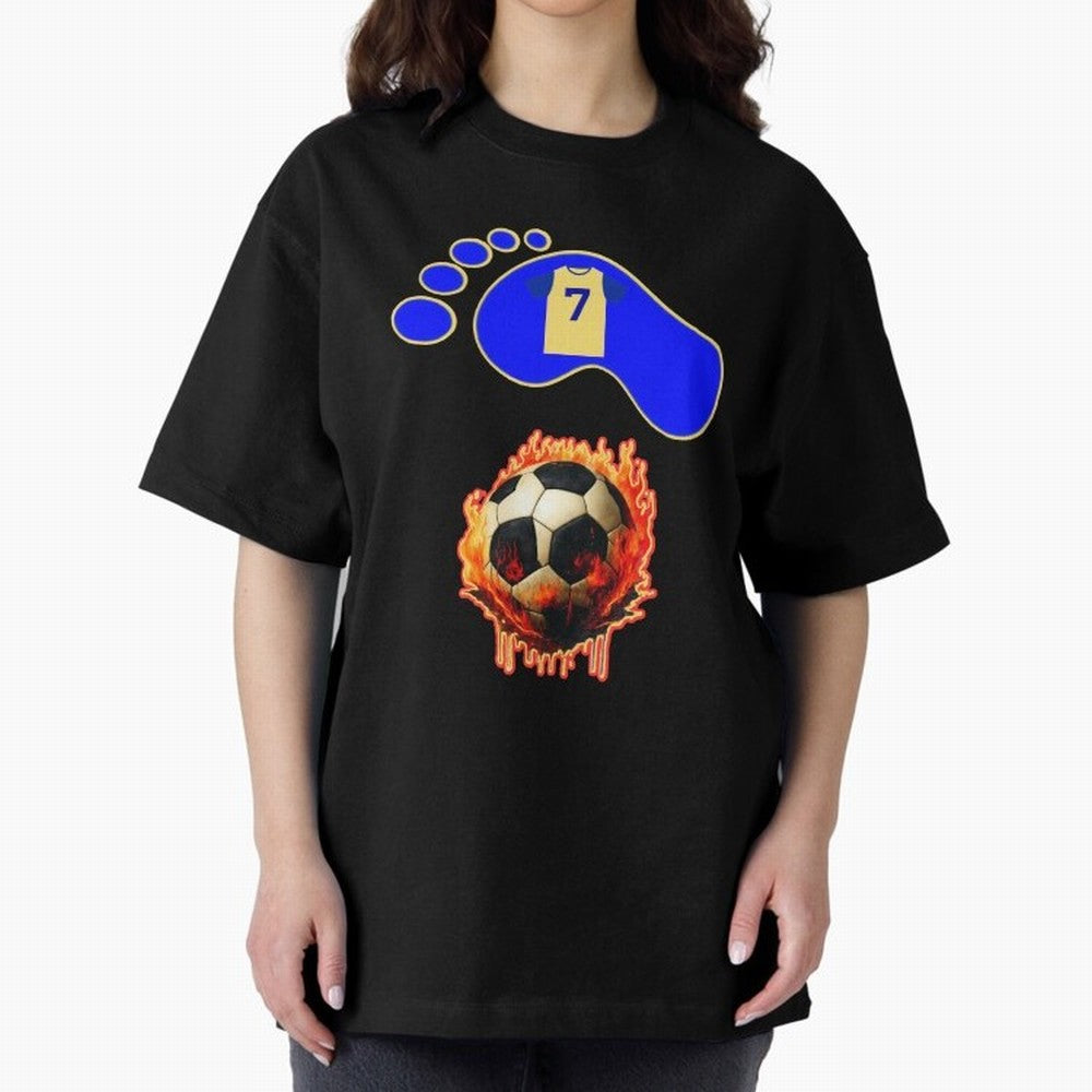 Cristiano Ronaldo 7 Oversized T-Shirt Show Your Love for FIFA World Cup 2026 USA Canada Mexico for Fans of CR7 and Messi and France, Bringing Fan Favorite Moments, National Team Passion, Big Match Drama and Soccer History; Made for Collectors Who