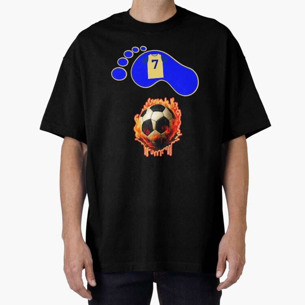 Cristiano Ronaldo 7 Oversized T-Shirt Show Your Love for FIFA World Cup 2026 USA Canada Mexico for Fans of CR7 and Messi and France, Bringing Fan Favorite Moments, National Team Passion, Big Match Drama and Soccer History; Made for Collectors Who