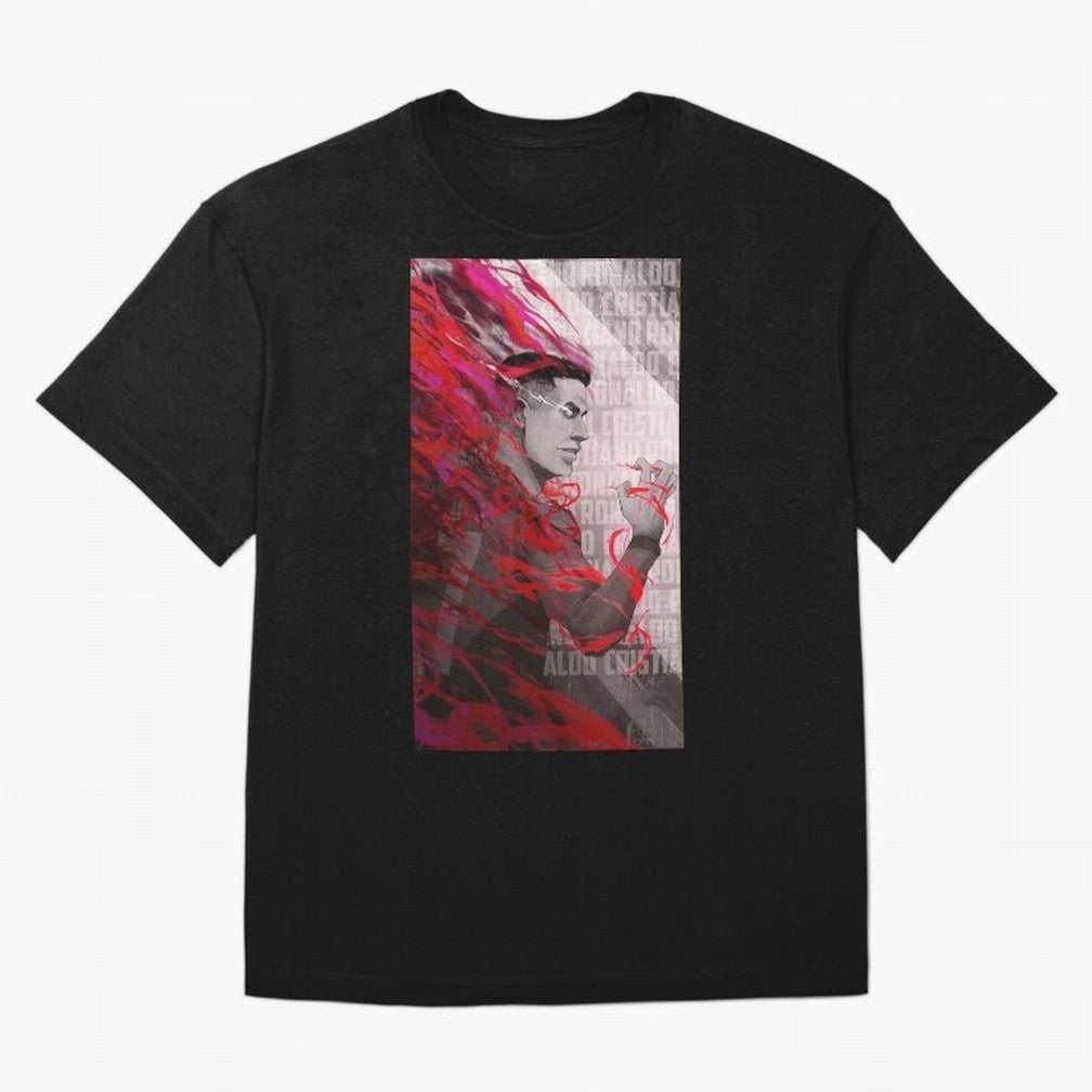 Cristiano Ronaldo x Blue Lock Oversized T-Shirt Follow the Final Road of Match Day Hype around FIFA World Cup 2026, Cristiano Ronaldo, Haaland and CR7, Netherlands, Sports Nostalgia, International Competition, Famous Players and Unforgettable