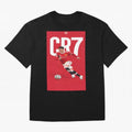 Cr7 Oversized T-Shirt Get Ready for Match Day Hype around FIFA World Cup 2026 Group Stage, Mbappe and Neymar, France and Portugal, Vintage Soccer Flavor, Modern Football Stars, National Flags and Final Night Emotion; Perfect for People Who Love