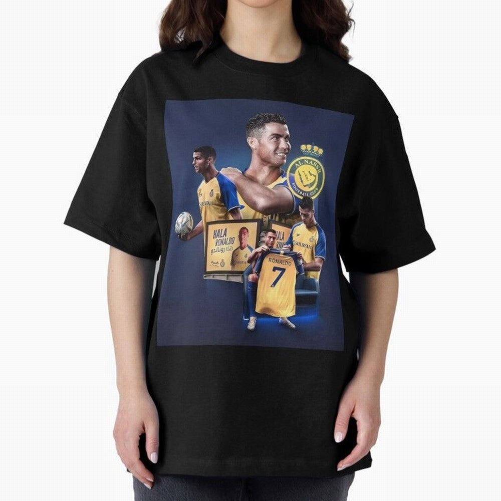 Art Cristiano Ronaldo Wallpaper Oversized T-Shirt Make Every Kick Count in FIFA World Cup 2026 Group Stage Filled with CR7 and Messi, Netherlands Energy, Football Festival Excitement, Trophy Ambitions, Country Rivalries and Star Player Buzz; Great