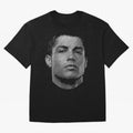 Cristiano Ronaldo Cristiano Ronaldo Halftone style Oversized T-Shirt Show Up for the Glory of FIFA World Cup 2026 Group Stage for Fans of Mbappe and France, Bringing Champion Mindset, Group Stage Buzz, Knockout Tension and Passionate Fan Culture;