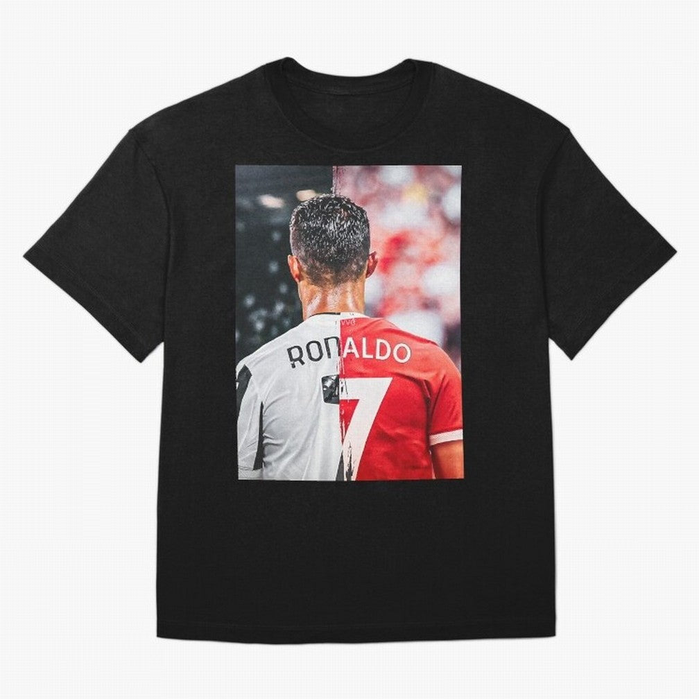 Cristiano Ronaldo , Manchester Star , Football Poster 2122 Star Oversized T-Shirt Fuel the Hype around FIFA World Cup 2026 for Fans of CR7 and Messi and England and Germany, Bringing Match Day Excitement, Supporter Culture, Golden Goals and Global