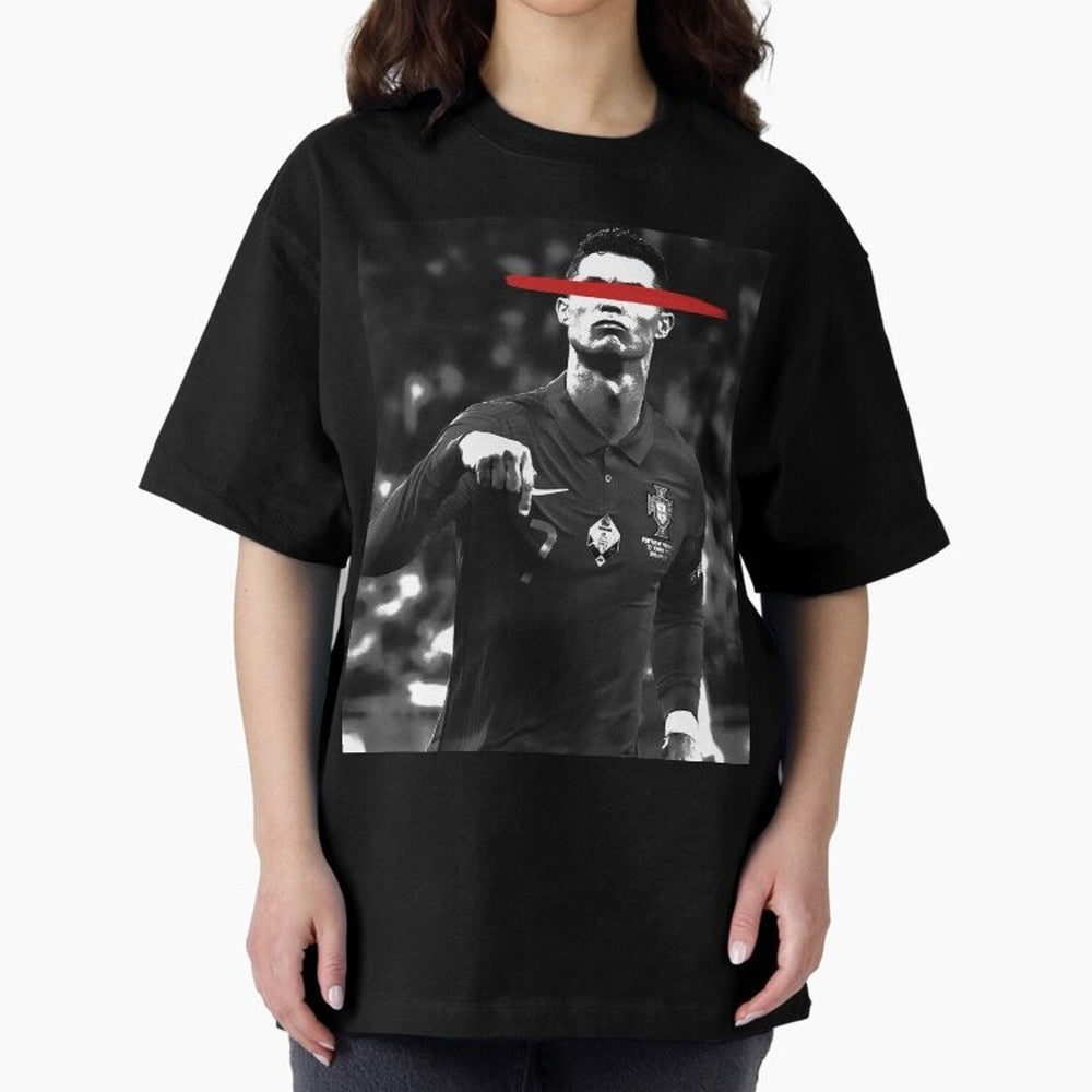 Cristiano in Rubrum Plaga Oversized T-Shirt Bring Trophy Dreams to FIFA World Cup 2026 for Fans of Messi, CR7 and Mbappe and Argentina, France and Brazil, Bringing Champion Mindset, Group Stage Buzz, Knockout Tension and Passionate Fan Culture;
