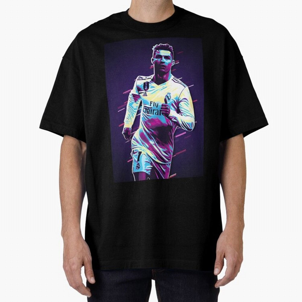 Cr7 Oversized T-Shirt Bring Retro Soccer Energy to FIFA World Cup 2026 Spirit, Highlighting Spain, CR7, Stadium Chants, National Pride, Trophy Dreams and Unforgettable Football Memories; Made for Collectors Who Enjoy Iconic Players, Country Pride,