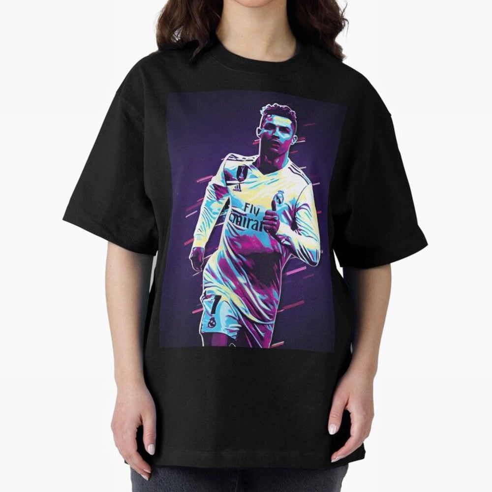 Cr7 Oversized T-Shirt Bring Retro Soccer Energy to FIFA World Cup 2026 Spirit, Highlighting Spain, CR7, Stadium Chants, National Pride, Trophy Dreams and Unforgettable Football Memories; Made for Collectors Who Enjoy Iconic Players, Country Pride,